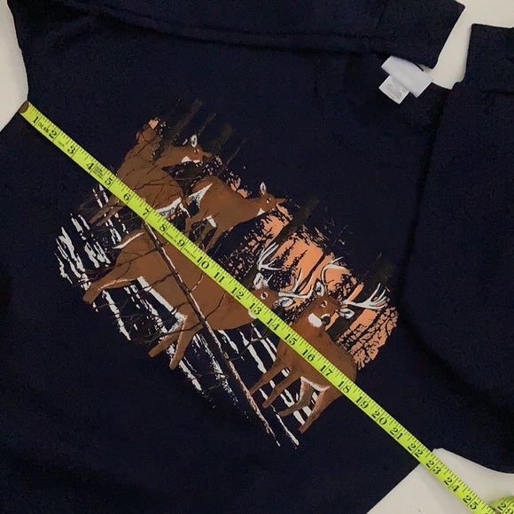 Vintage Lee Deer Buck Crewneck Sweatshirt Made in USA - Picture 4 of 9